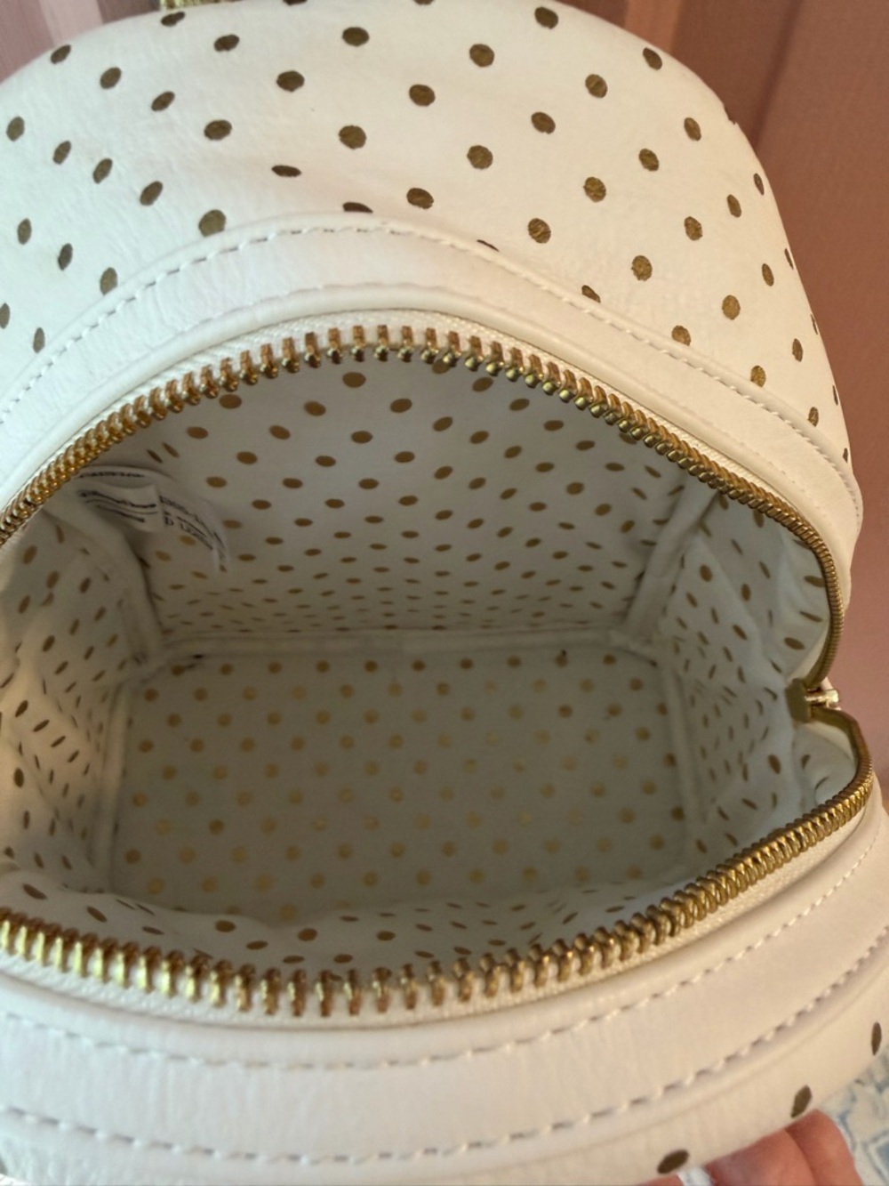 Loungefly White and Gold Mini - It’s a Small World Design - Picture 3 of 7
